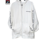 CHROME HEARTS SWTSHRT HD ZIP スクロールラベル ジップパーカー XL 白