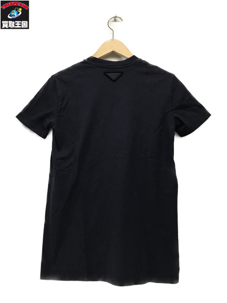 PRADA  トライアングル ロゴ 紺 (S)