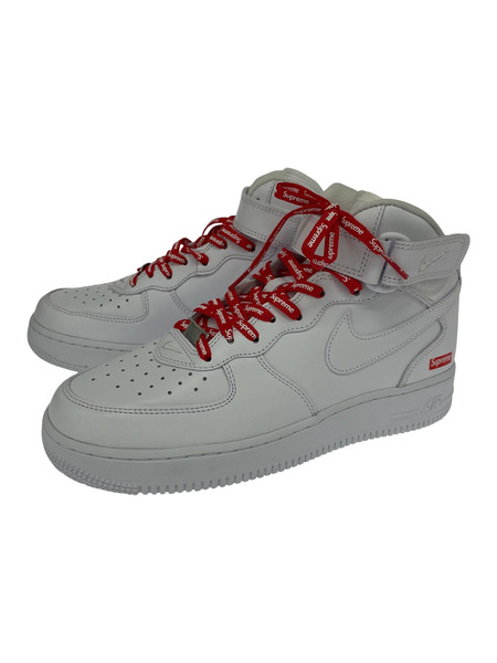 Supreme×Nike Air Force 1 Mid White FW24/FZ8784-100