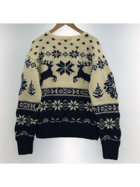 POLO RALPH LAUREN Nordic Pattern Hand Knit M