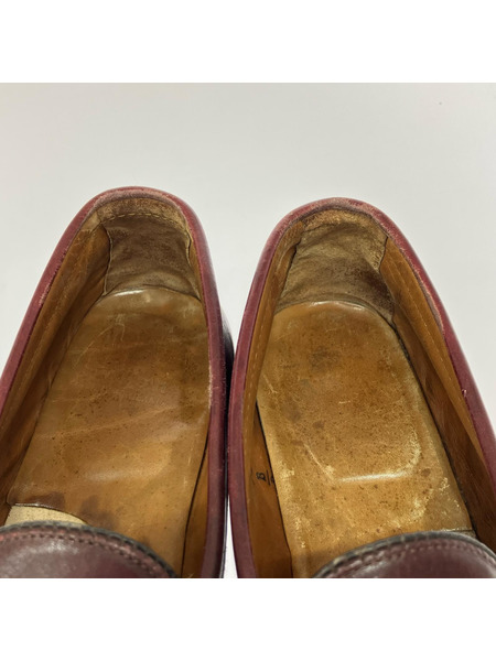 ALDEN BEAMS 別注 6736 コインローファー 7 1/2 ボルドー