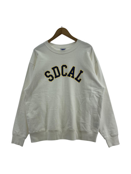 STANDARD CALIFORNIA アーチロゴスウェット 白 (XL)[値下]