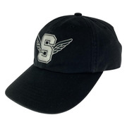 Supreme キャップ 25ss Wings Logo 6-Panel CAP BLACK