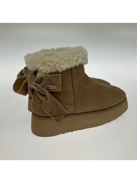 RANDA ブーツ RANDA バックリボン ムートンブーツ