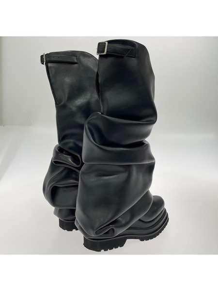 ブーツ POOLDE Melted Wedge Boots 39