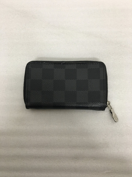 LOUIS VUITTON　ルイヴィトン ダミエ グラフィット ジッピー コインパース Ｎ63076