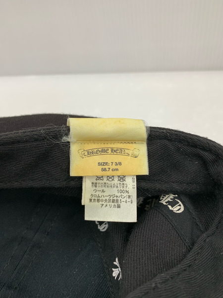 CHROME HEARTS クロムハーツ CH ウールトラッカーキャップ 7 3/8 BLK