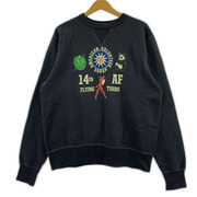 Buzz Rickson's スウェット・トレーナー 14th AF ブラック