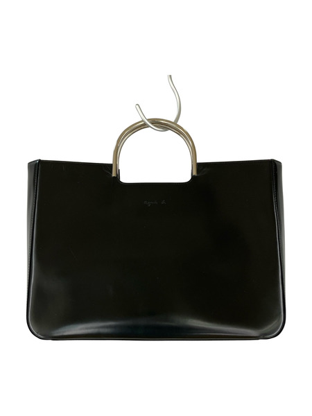 agnes b. ハンドバッグ BLK