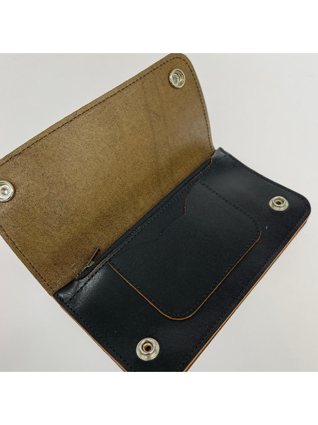 Midorikawa LEATHER WALLET MID24SS-A01 黒