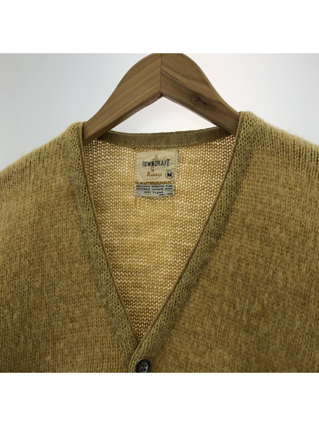 60s town craft mohair cardhigan ベージュ M