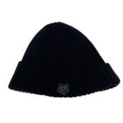 MAISON KITSUNE ニットキャップ ビーニー 黒
