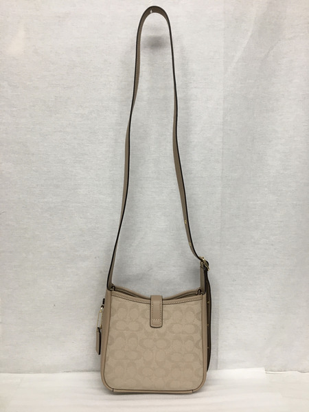 COACH　ショルダーバッグ ハドリー ミニ クロスボディ バッグ・シグネチャー キャンバス
