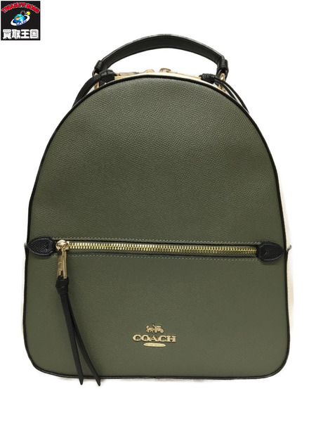 COACH JORDYN BACKPACK IN COLORBLOCK カーキ/アイボリー