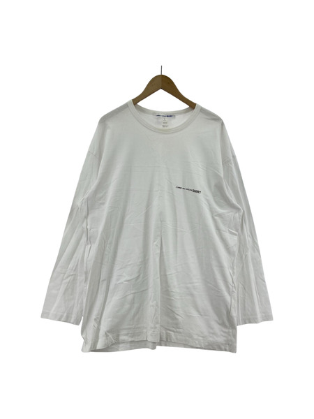 COMME des GARCONS SHIRT L/STEE L ホワイト