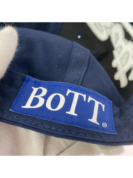 BoTT キャップ 刺繍ロゴ 紺