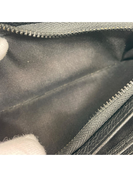 DIESEL 長財布 ラウンドファスナー 黒