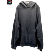 BALENCIAGA 22AW Large Fit New Sporty B Hoodie L ブラック