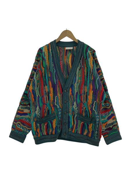 COOGI 90s 3Dニットカーディガン (M)