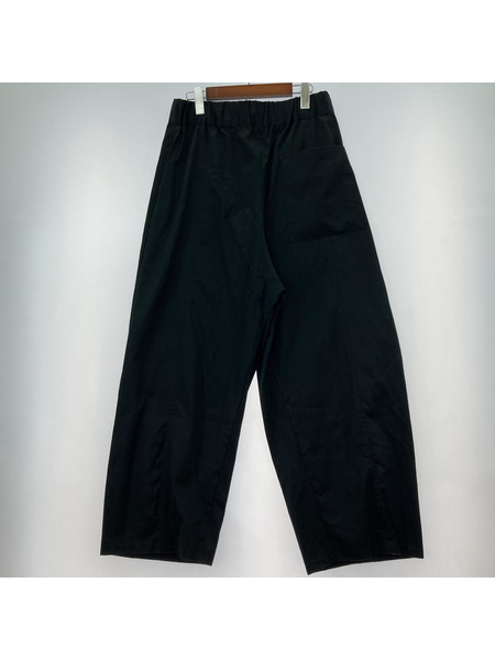 sage NATION BOXPLEAT TROUSER ワイドパンツ M ブラック S011