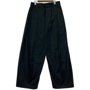 sage NATION BOXPLEAT TROUSER ワイドパンツ M ブラック S011