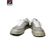 MIHARA YASUHIRO HERBIE 加工ロートップスニーカー 40 ホワイト A10FW706