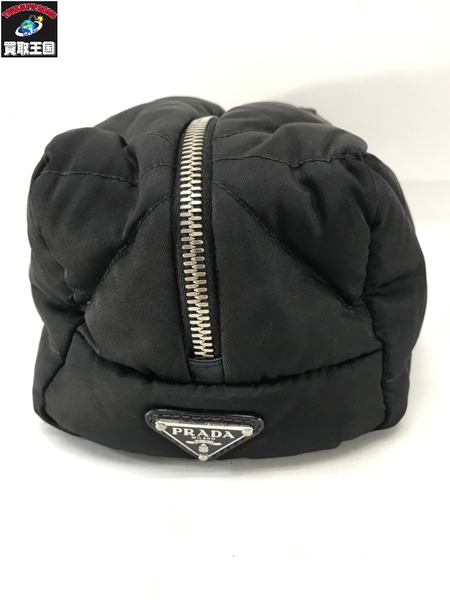 PRADA ハンドバッグ Re-NYLON キルティング 黒