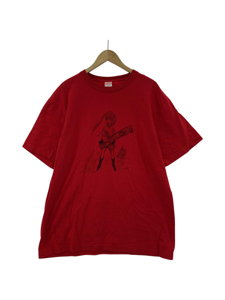 JUN INAGAWA/my mess. 愛ノ洞窟/渋谷パルコ限定Tシャツ/XL/RED