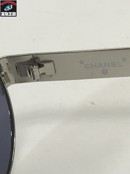 CHANEL サングラス ラウンド 青レンズ