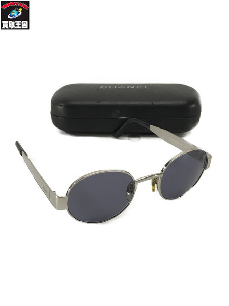 CHANEL サングラス ラウンド 青レンズ