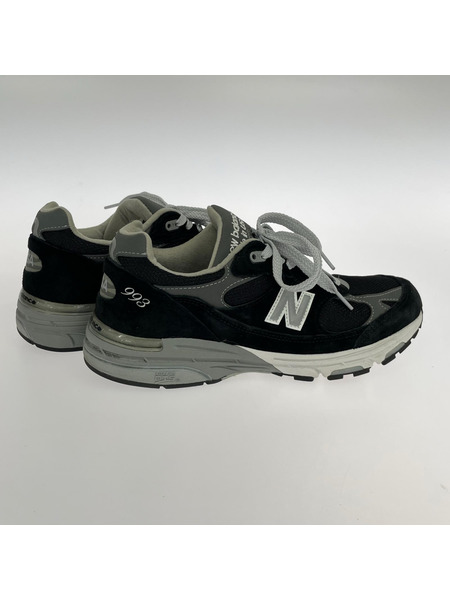 NEW BALANCE MR993BK ローカットスニーカー 26.5cm ブラック