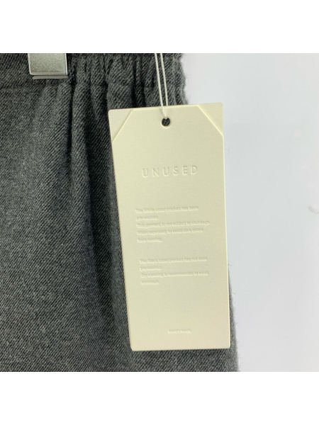 UNUSED Flannel pants UW1182-C003S3 チャコール (3) タグ付キ