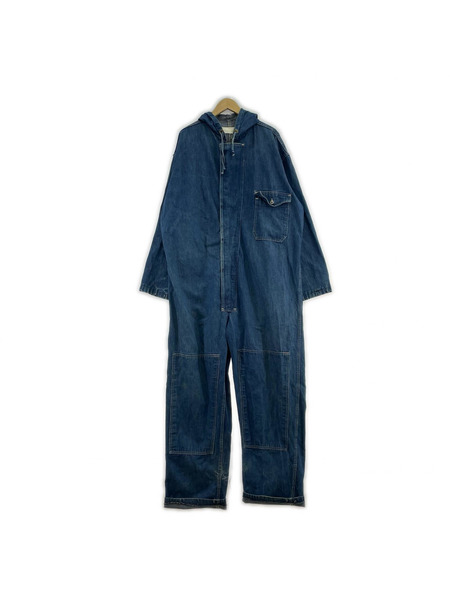 OLD・VINTAGE オーバーオール・ツナギ 60s U.S.Navy SERVAL ジップ 青