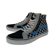 VANS スニーカー sk8-hi チェッカーボード サイドジップ 29cm