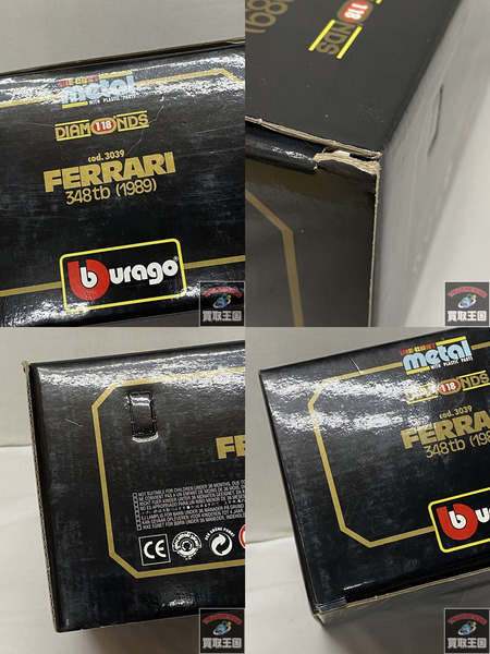 burago 1/18 FERRARI 348tb 1989