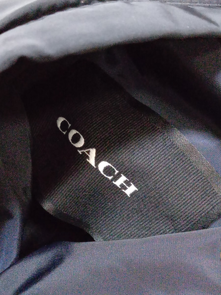 COACH シグネチャー リバーシブル MA-1 ジャケット BLK