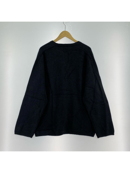 BATONER/ウールVネックニットセーター/L/BN-24FM-104