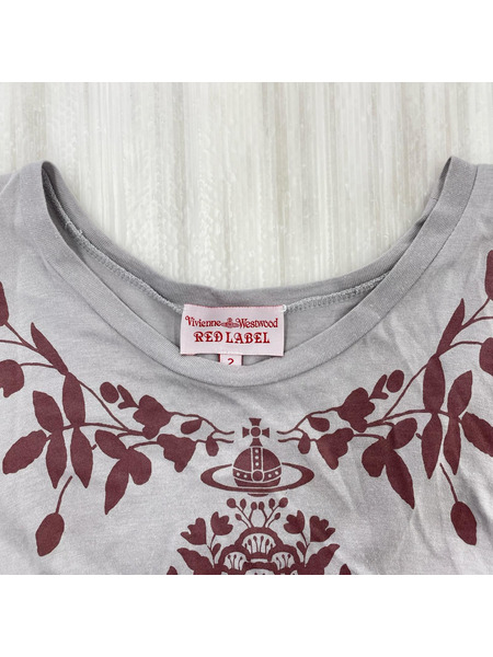 Vivienne Westwood red label 半袖ワンピース フリル グレー