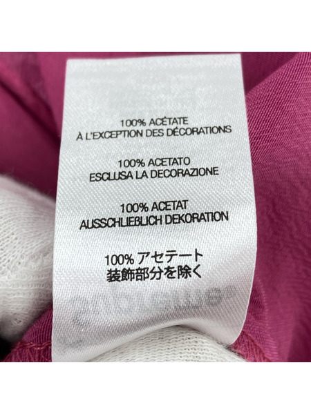 Supreme 半袖シャツ Satin Zip S/S Work Shirt ピンク