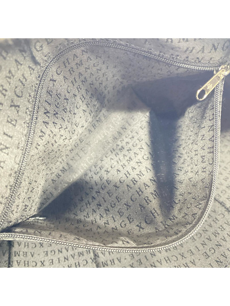 ARMANI EXCHANGE トートバッグ モノグラム トート ベージュ黒