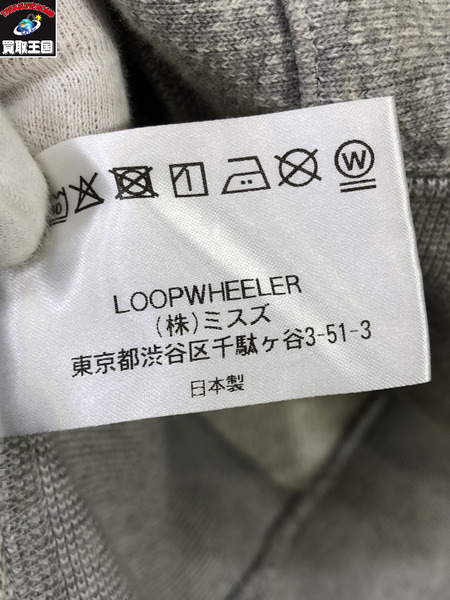 N.HOOLYWOOD×LOOPWHEELER POパーカー/GRY/M/グレー/エヌハリウッド×ループウィラー