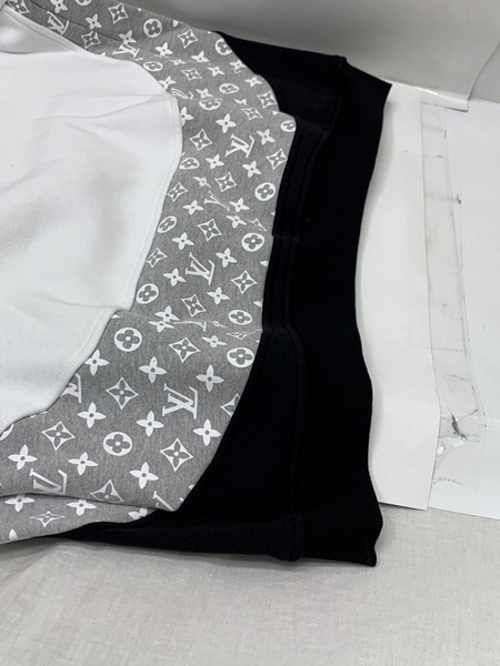 LV モノグラム サークルカット フーデッドパーカー SizeM 本体のみ ダメージあり ルイ ヴィトン LOUIS VUITTON  20SS RM201M RLE HIY10W