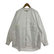 Graphpaper/BROAD OVERSIZED L/S BAND COLLAR SHIRT/F