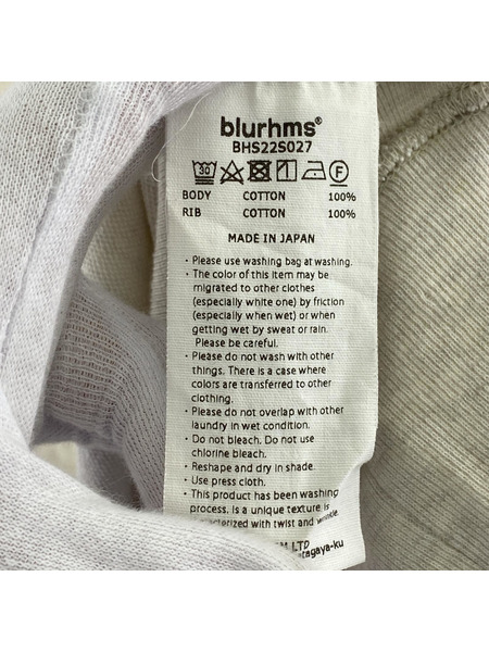 blurhms 長袖Tシャツ・カットソー Light Sweat Crew-neck