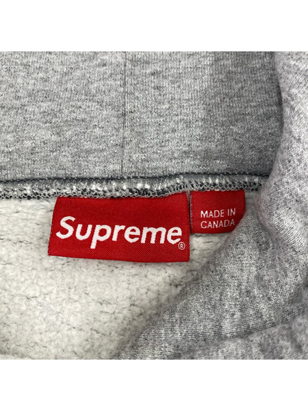 Supreme 21AW S Logo Split Hooded Sweatshirt