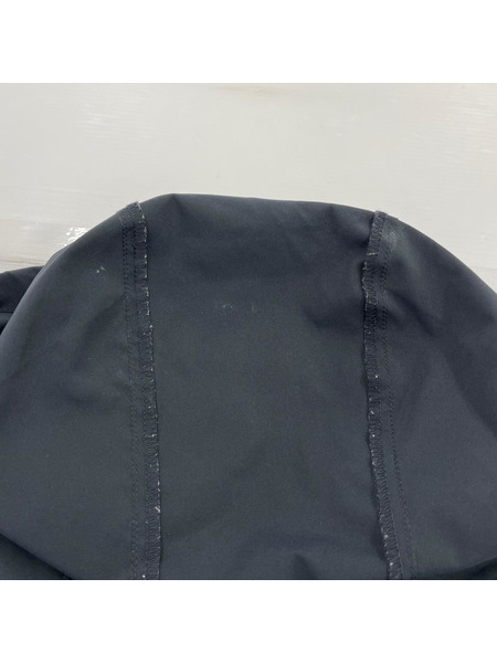 PHATLNK/ナイロンジップパーカー/Pロゴ/BLK/M