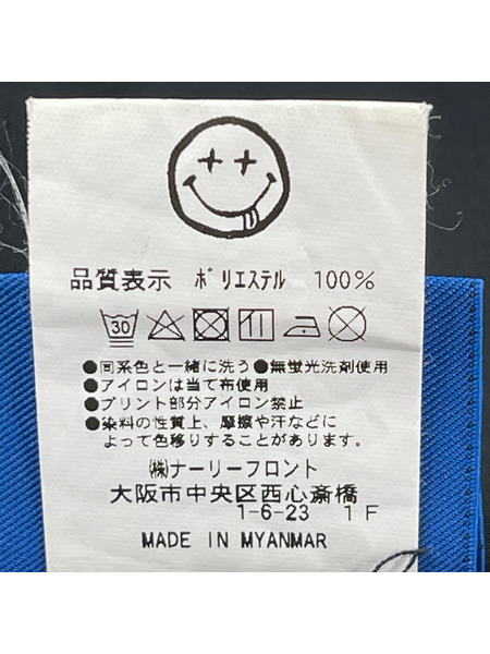 PHATLNK/ナイロンジップパーカー/Pロゴ/BLK/M