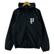 PHATLNK/ナイロンジップパーカー/Pロゴ/BLK/M