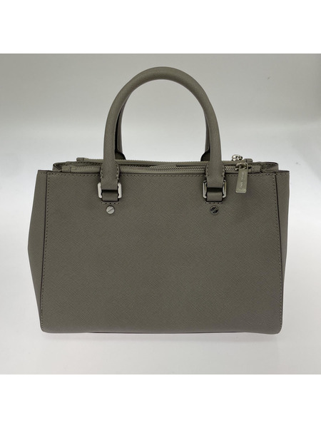 MICHAEL KORS Medium Sutton Satchel Tote グレー