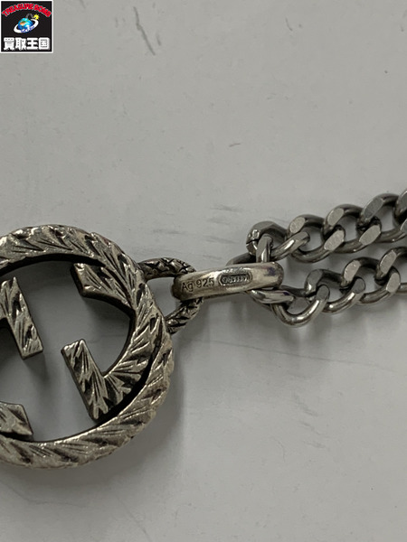 GUCCI インターロッキングG アラベスク Ag925 ネックレス